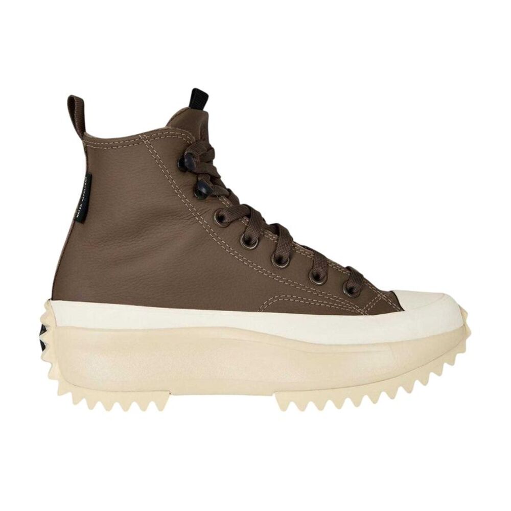Converse Womens/Ladies CL Run Star Hike Leather High Top Trainers / Truffle Brow